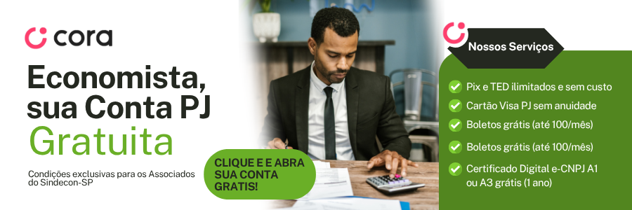 Parceria Sindecon-SP e banco Cora