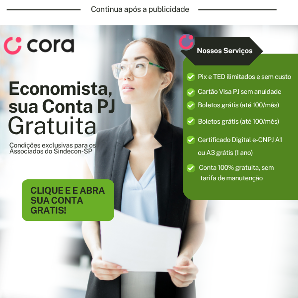 Parceria Sindecon-SP e banco Cora