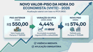 Cofecon define o novo Valor-Piso da Hora de Trabalho do Economista para 2026