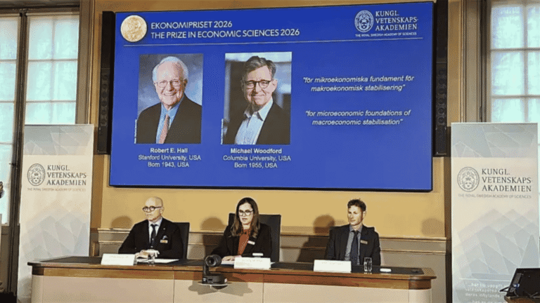 Nobel de Economia 2026 Vai para Robert E. Hall e Michael Woodford